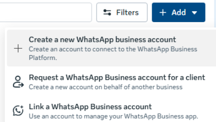 Creating a new whatsapp profile