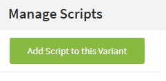 Manage scripts button